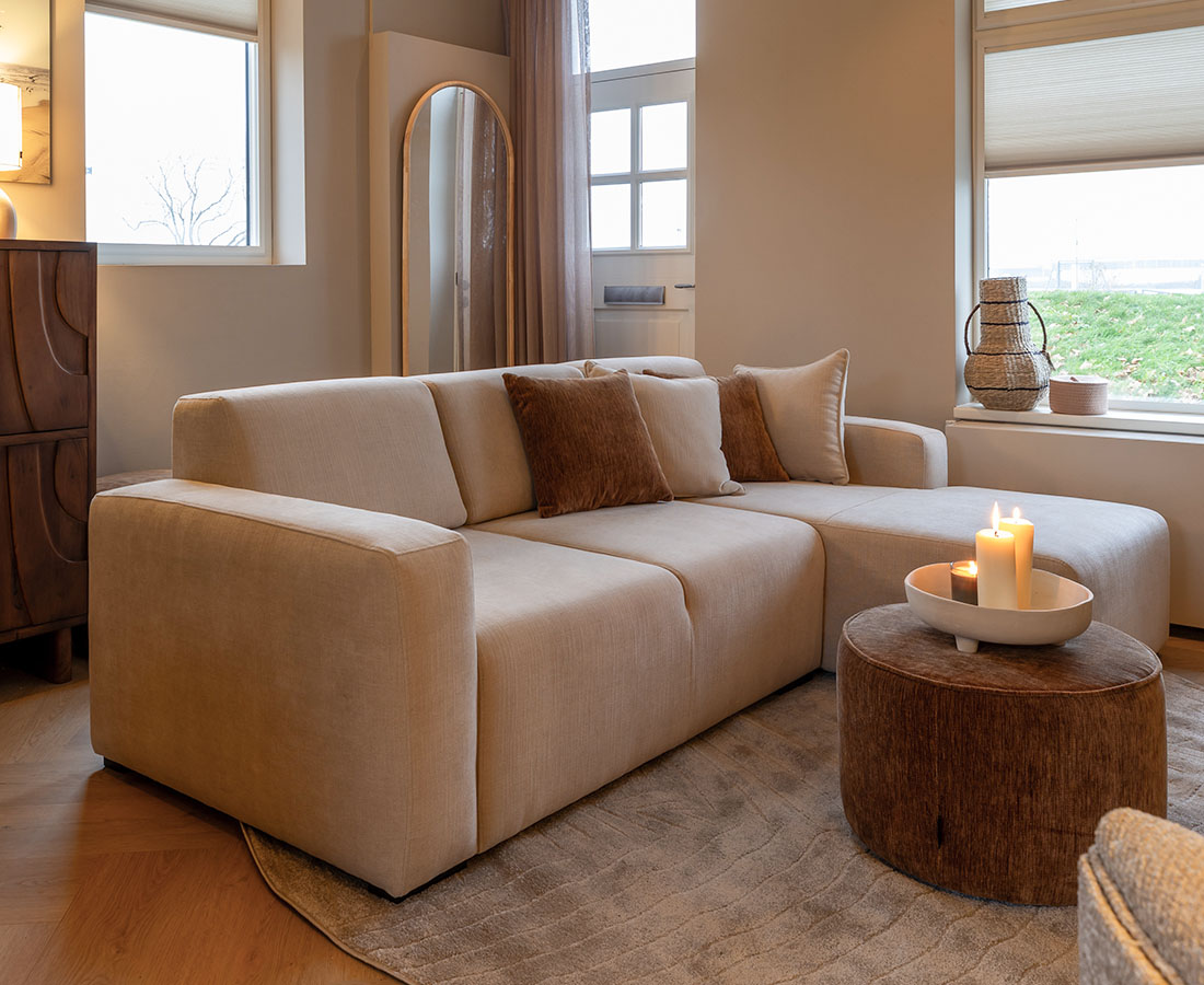 GHV AFL 14 UrbanSofa Boaz Loungebank in Palazzo Nature Home Slider