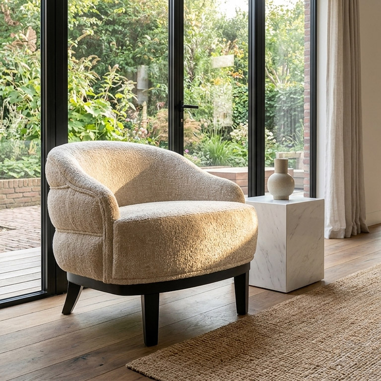 UrbanSofa Nora Fauteuil in Marino Nature 5