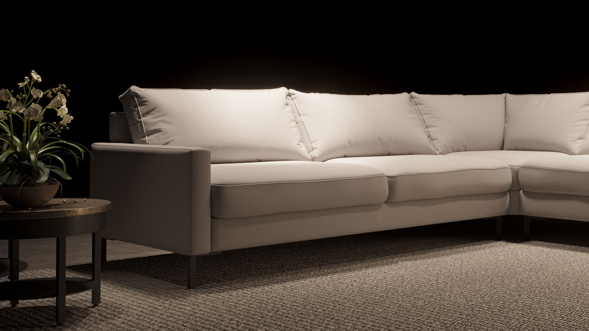 UrbanSofa Gino Hoekbank Casia Vienna Nature Stijl 1 collectie