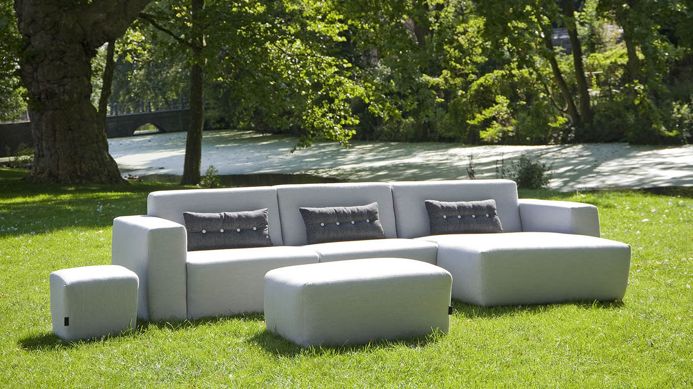 UrbanSofa Outdoor loungebank Provence grijs