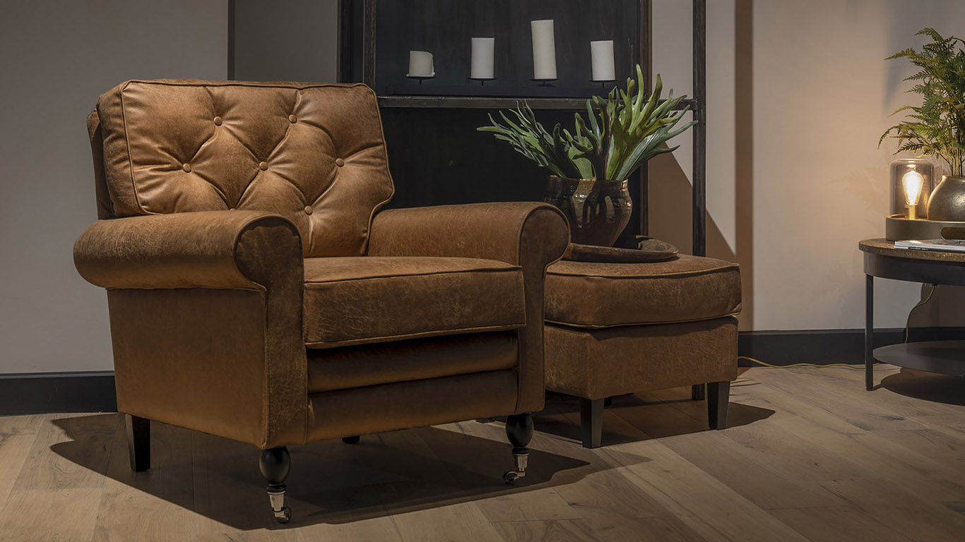 UrbanSofa Toscane Fauteuil Gallardo Leder Brown Website