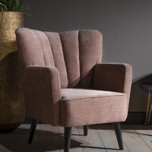 UrbanSofa Jazz Fauteuil Belize Rose Liggend