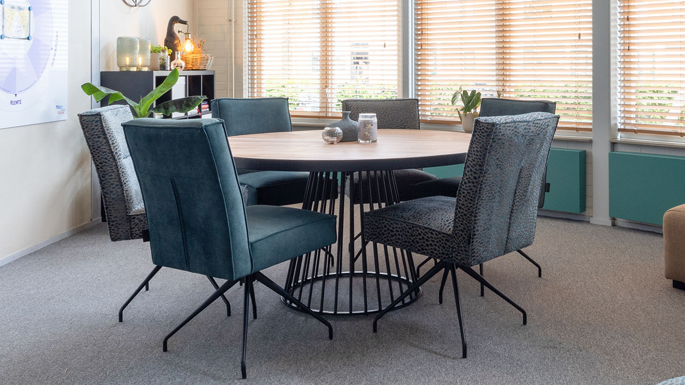 GTV AFL 38 Bruuts Robin ronde eettafel Bansiter leg UrbanSofa Signa eetkamerfauteuils Verona Forest Ciprian Golden Ocean website