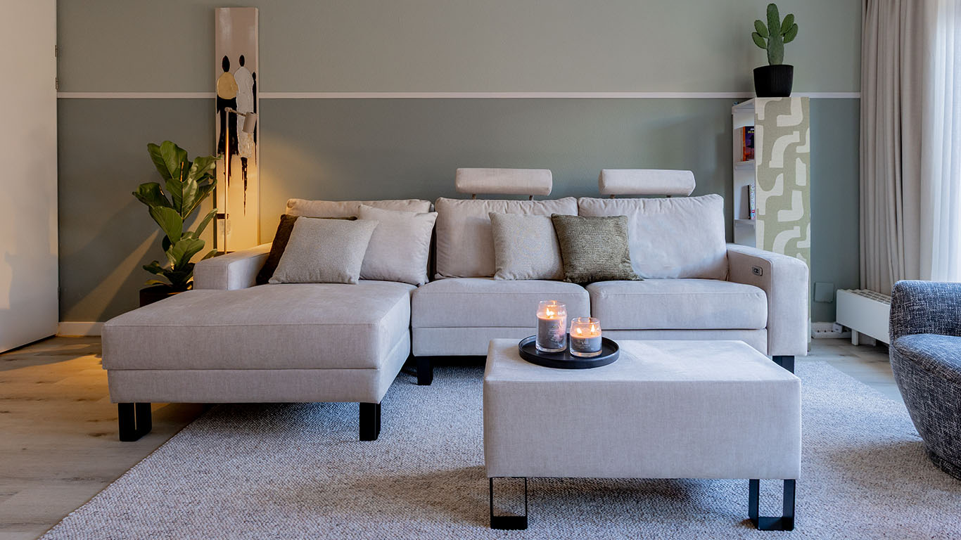 GTV AFL 36 UrbanSofa Dylan Loungebank en Comfort Console in Montreux Nature 1