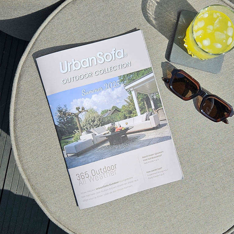 UrbanSofa Outdoor Collectie 2025 buitenmeubels brochure