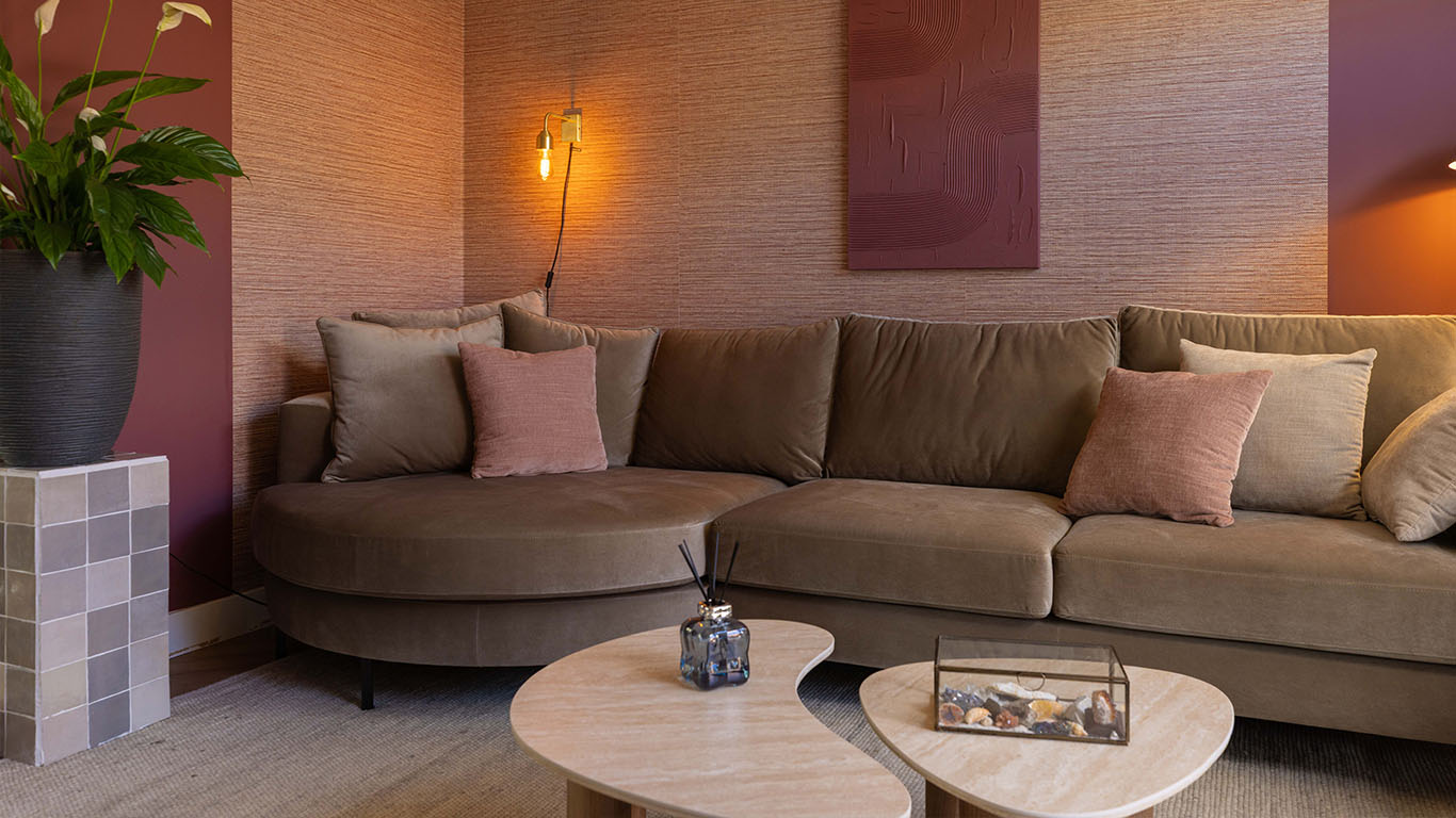 GTV AFL 3 UrbanSofa Lausanne loungebank rond Catania Grey