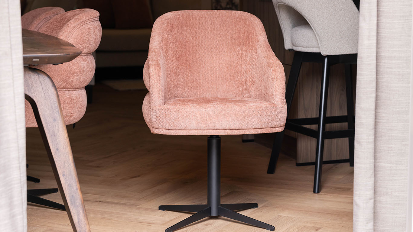 GTV AFL 6 UrbanSofa Evan eetkamerstoel Enfield Blush 6