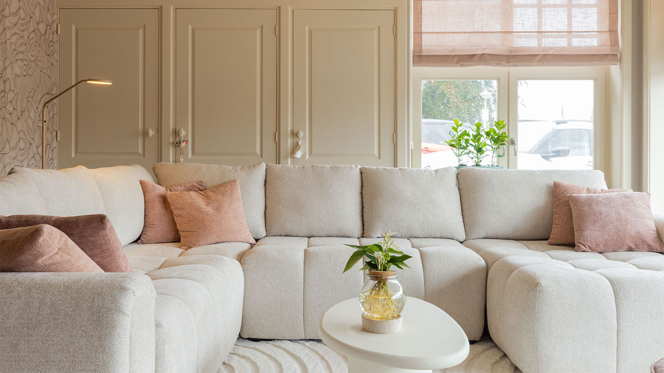 GTV AFL 9 UrbanSofa Liam Hoekbank in Rio Sand detail 4