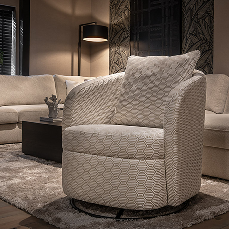 UrbanSofa Liv Fauteuil in Carlton Shiny Nature