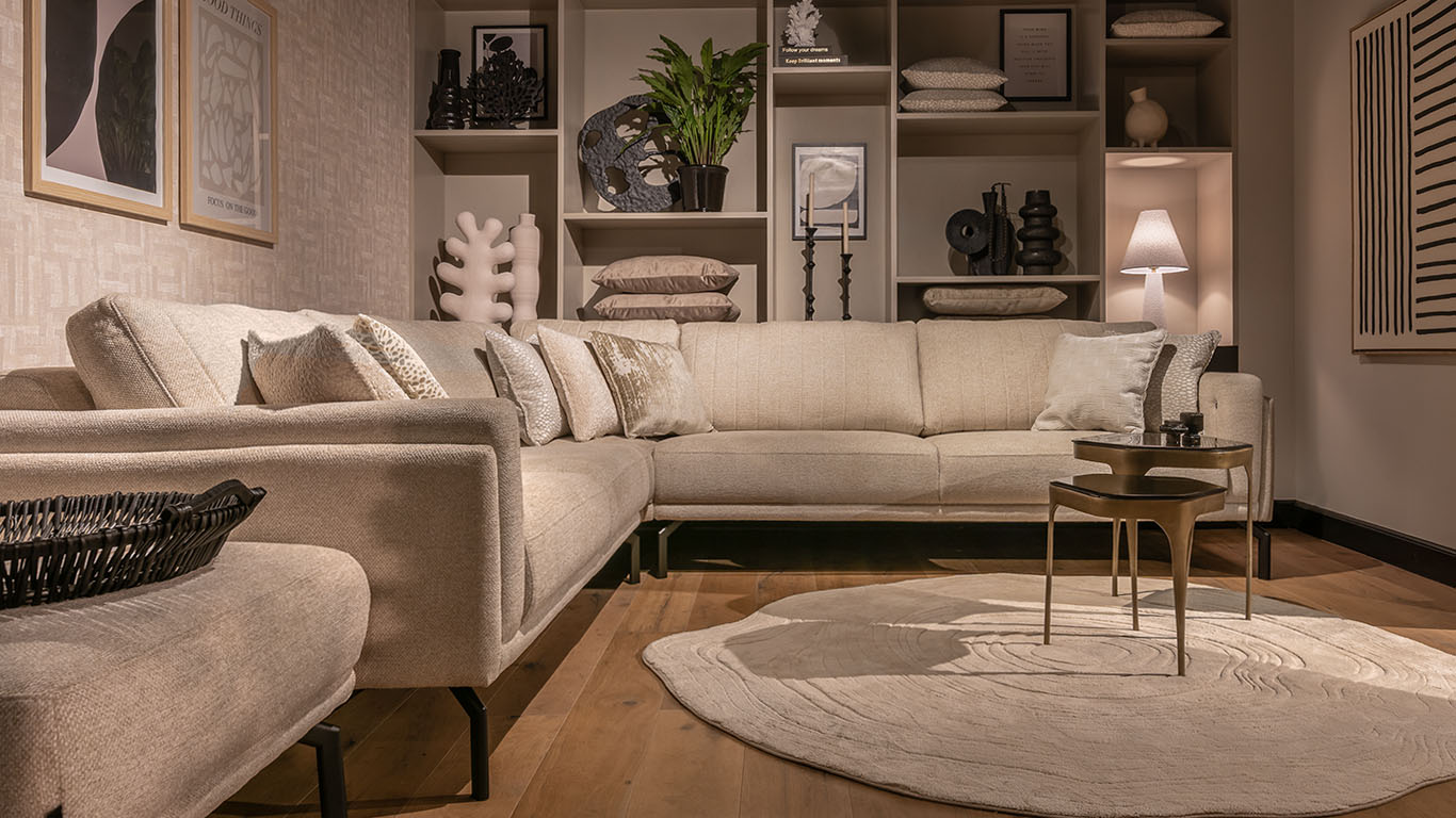 UrbanSofa Vigo Hoekbank Manhattan Rio Sand 1