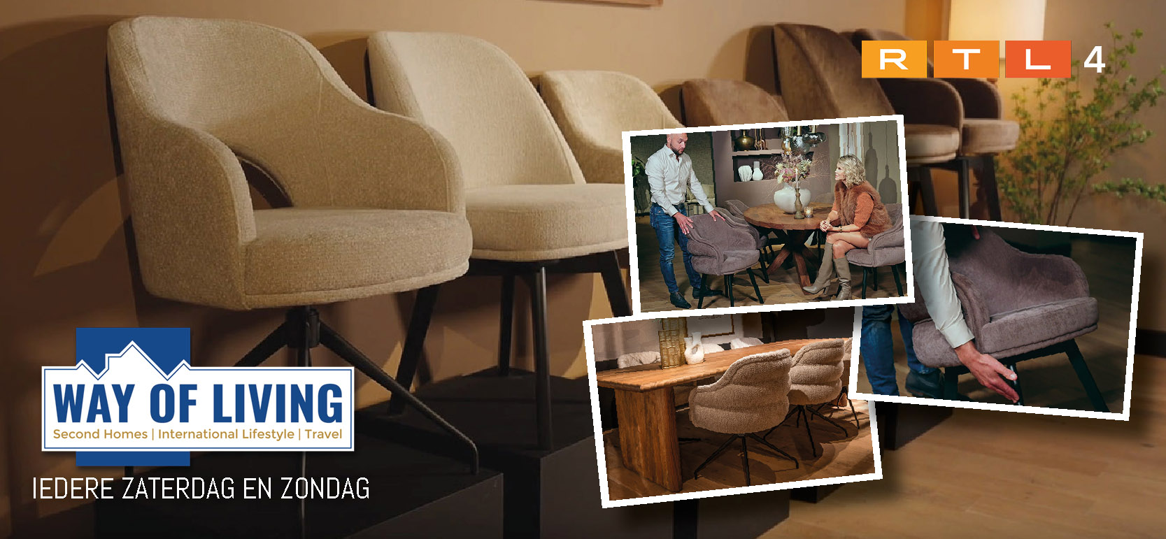 Way of Living Slider aflevering 4 Eetkamerstoelen samenstellen