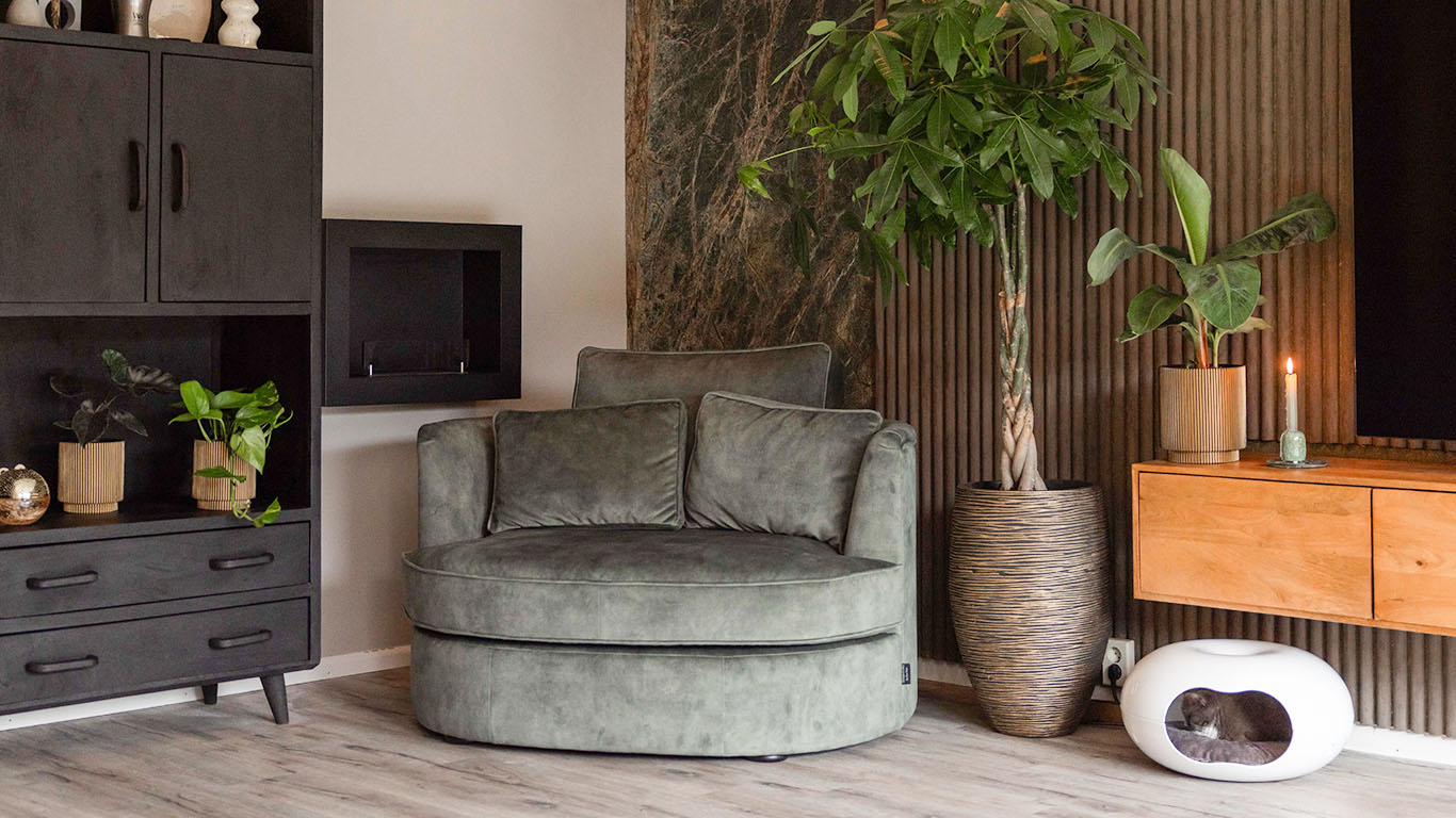 GTV AFL 10 UrbanSofa Rosa Fauteuil Vienna Petrol 2