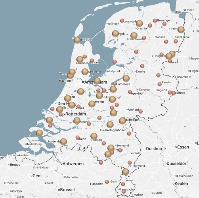 UrbanSofa verkooppunten - Sales partners en Brandstores