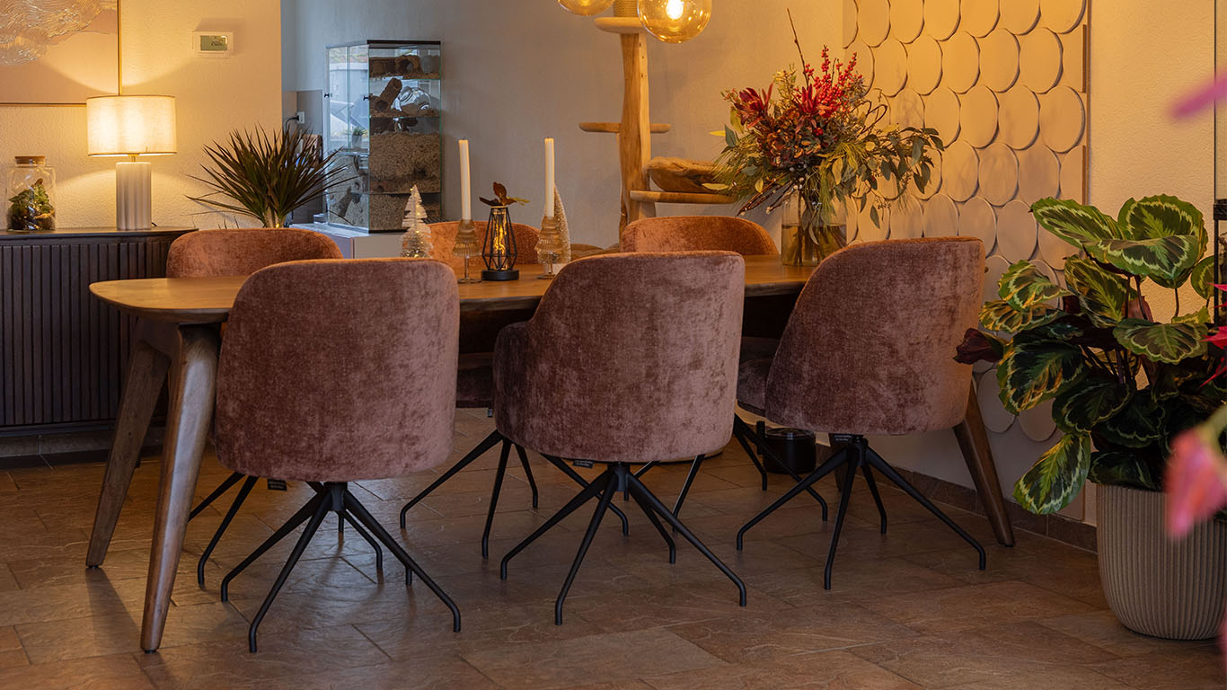 GTV AFL 15 UrbanSofa Evan eetkamerstoelen Tosca Blossom 1