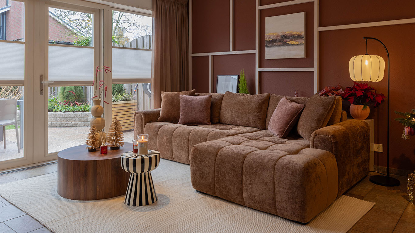 GTV AFL 15 UrbanSofa Liam loungebank Tosca Cinnamon 1