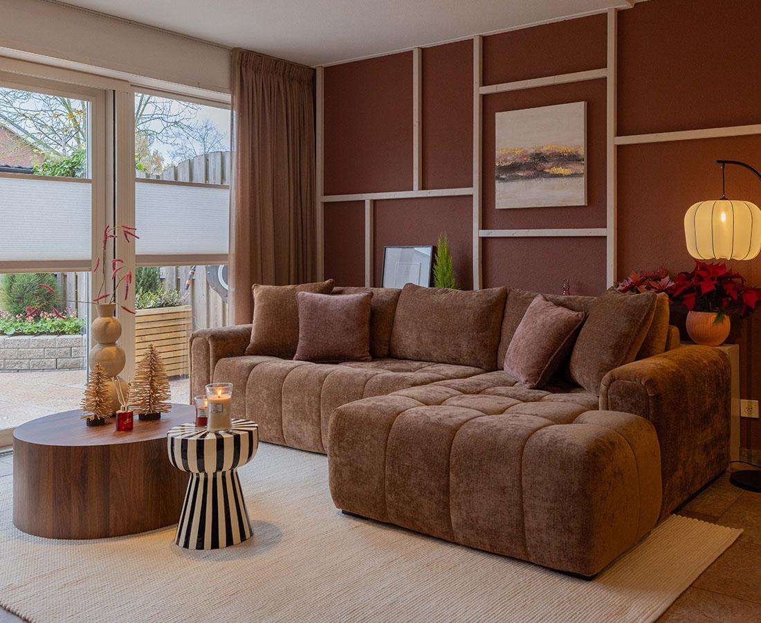 GTV AFL 15 UrbanSofa Liam loungebank Tosca Cinnamon Home Slider