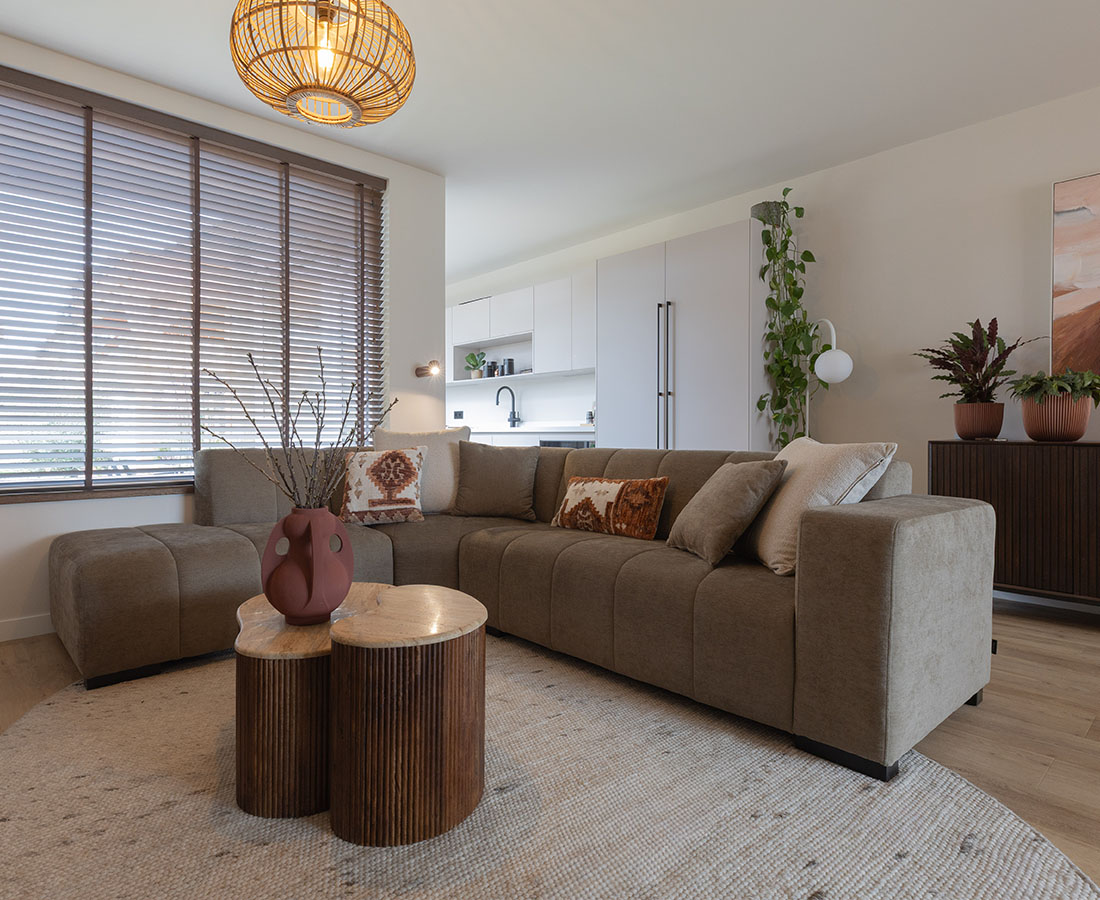 GTV AFL 25 UrbanSofa Pascalle hoekbank Bari Olive