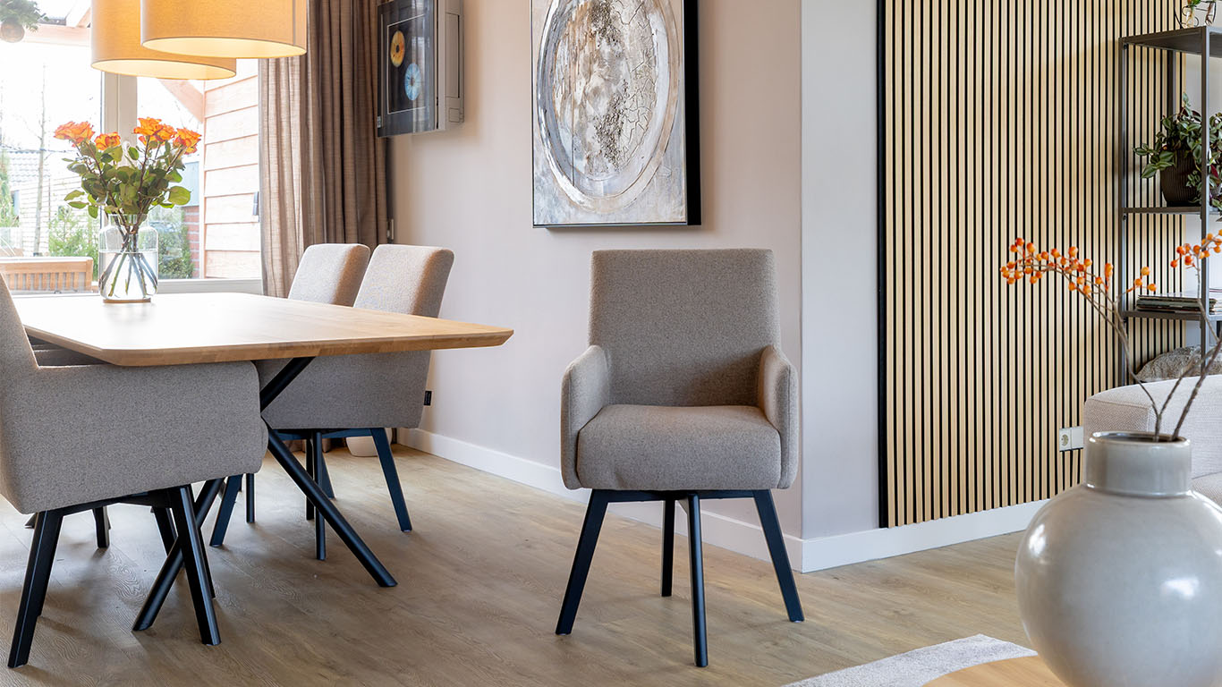 GTV AFL 20 UrbanSofa Mika Eetkamerstoelen in Manilva Sand 2