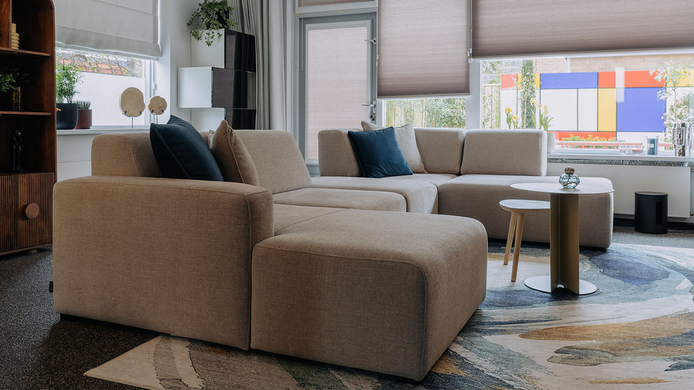 GTV AFL 23 UrbanSofa Boaz Hoekbank in Ravello Sand 2