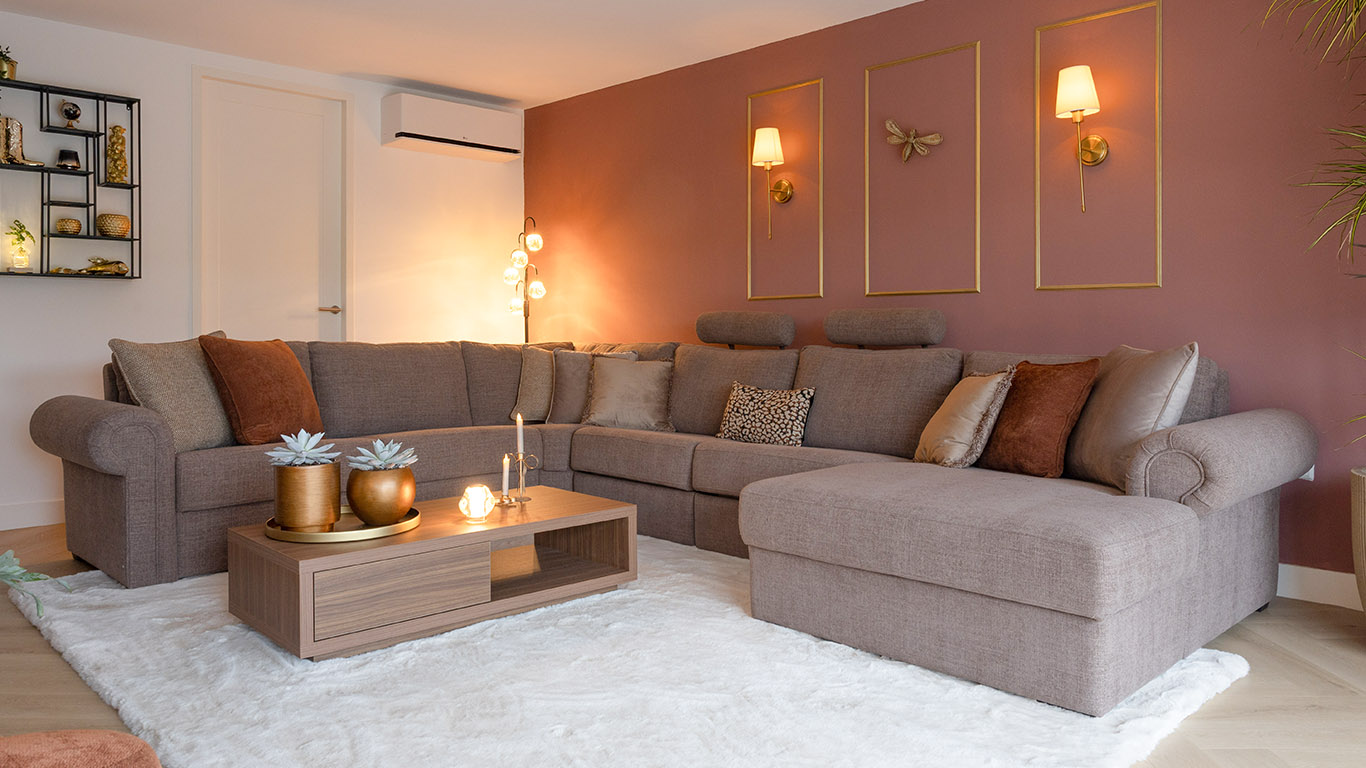 GTV AFL 24 UrbanSofa Auxerre Hoekbank in Ravello Mocco 1