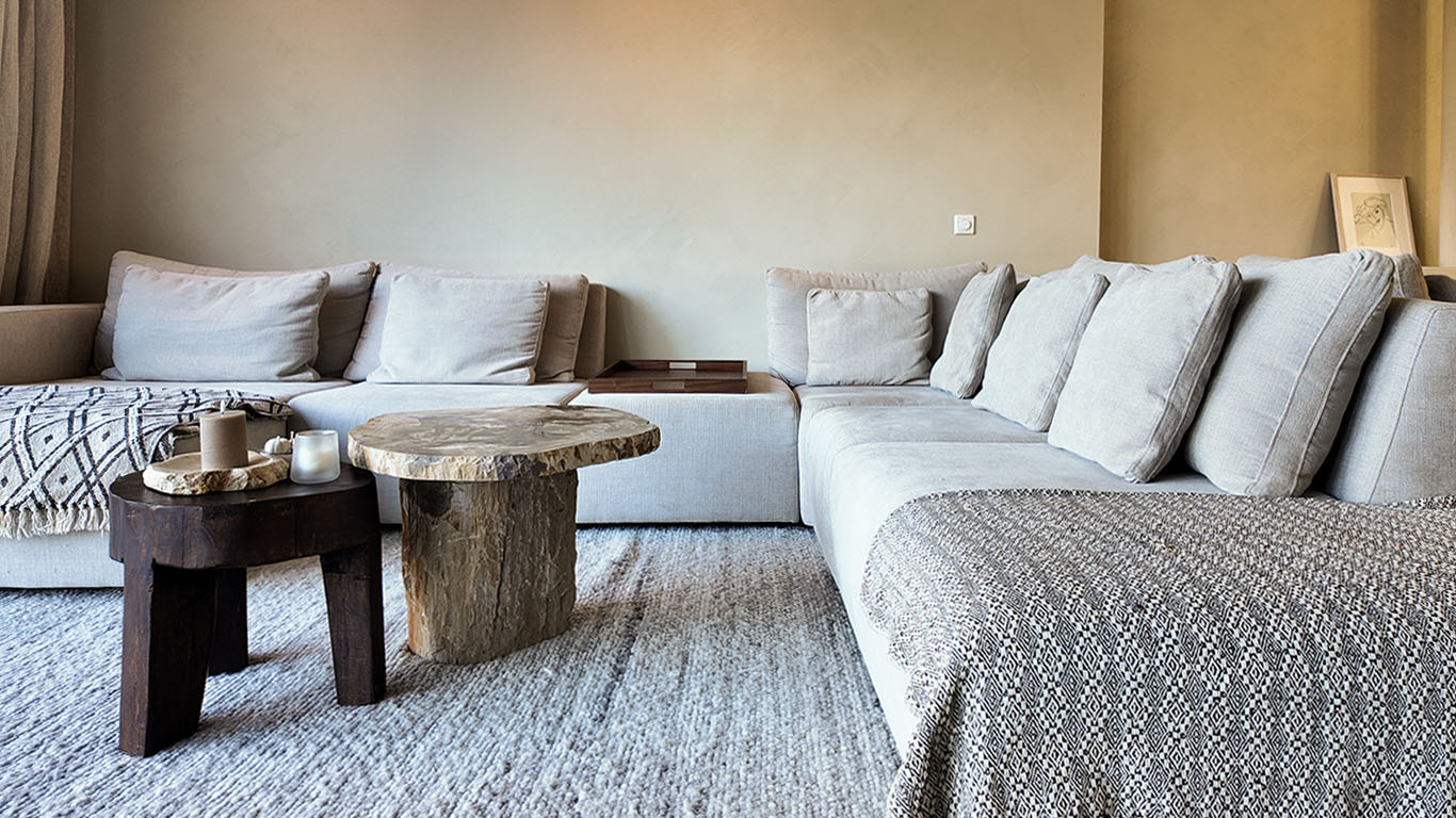 UrbanSofa Tommy Elementen Bank Hoekbank in Palazzo Sand 2