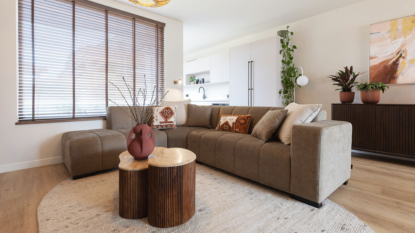 GTV AFL 25 UrbanSofa Pascalle hoekbank Bari Olive 2