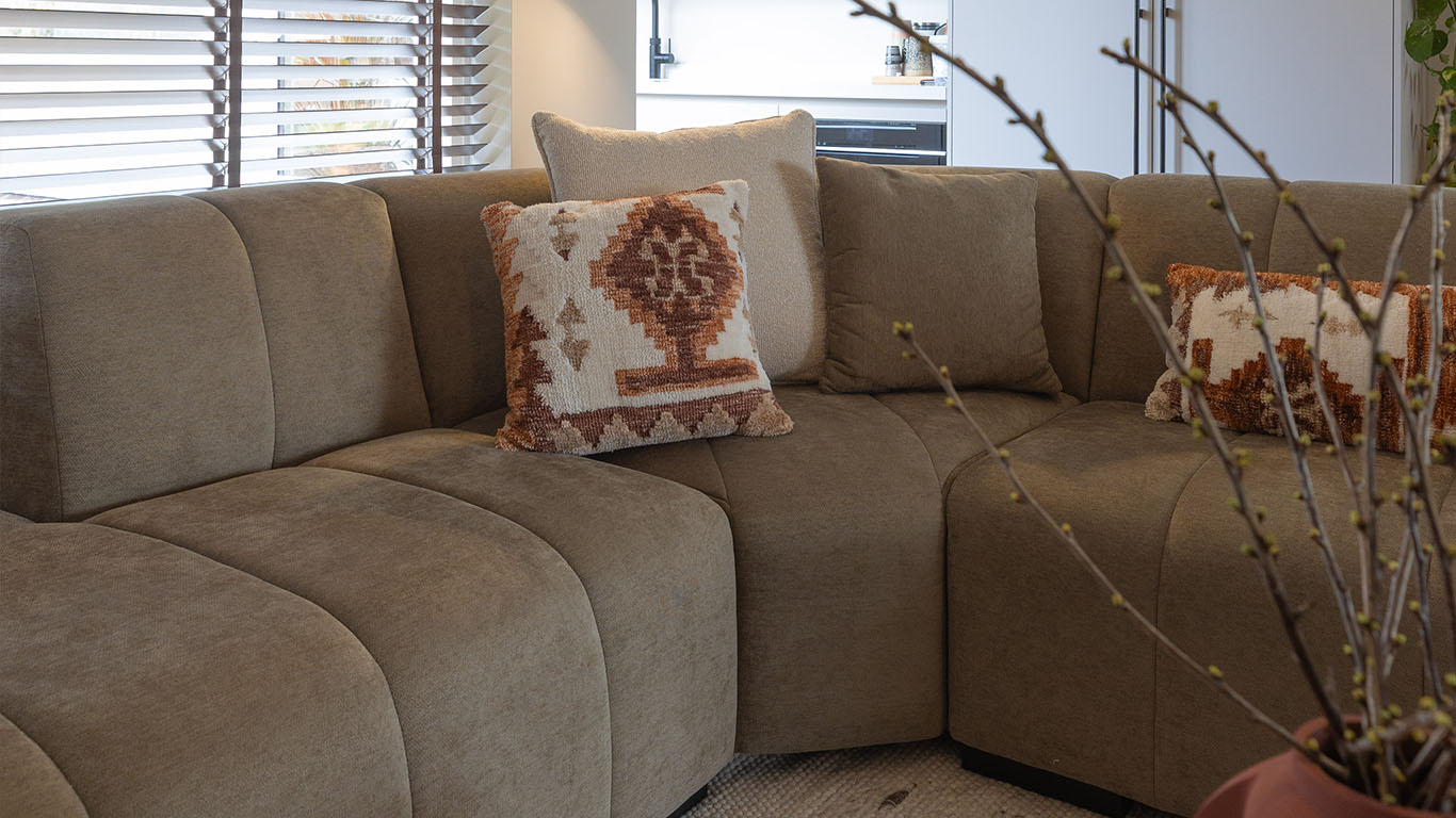 GTV AFL 25 UrbanSofa Pascalle hoekbank Bari Olive 3