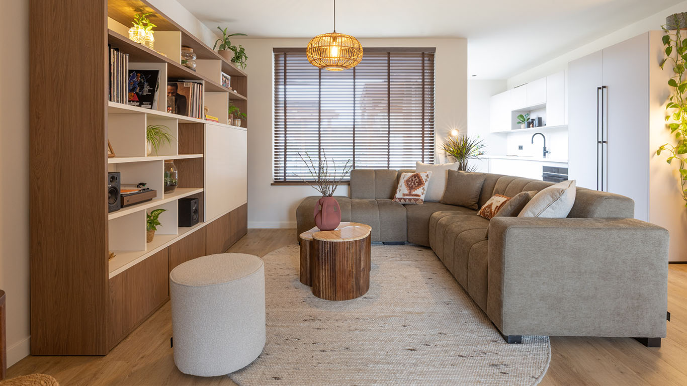 GTV AFL 25 UrbanSofa Pascalle hoekbank Bari Olive slider