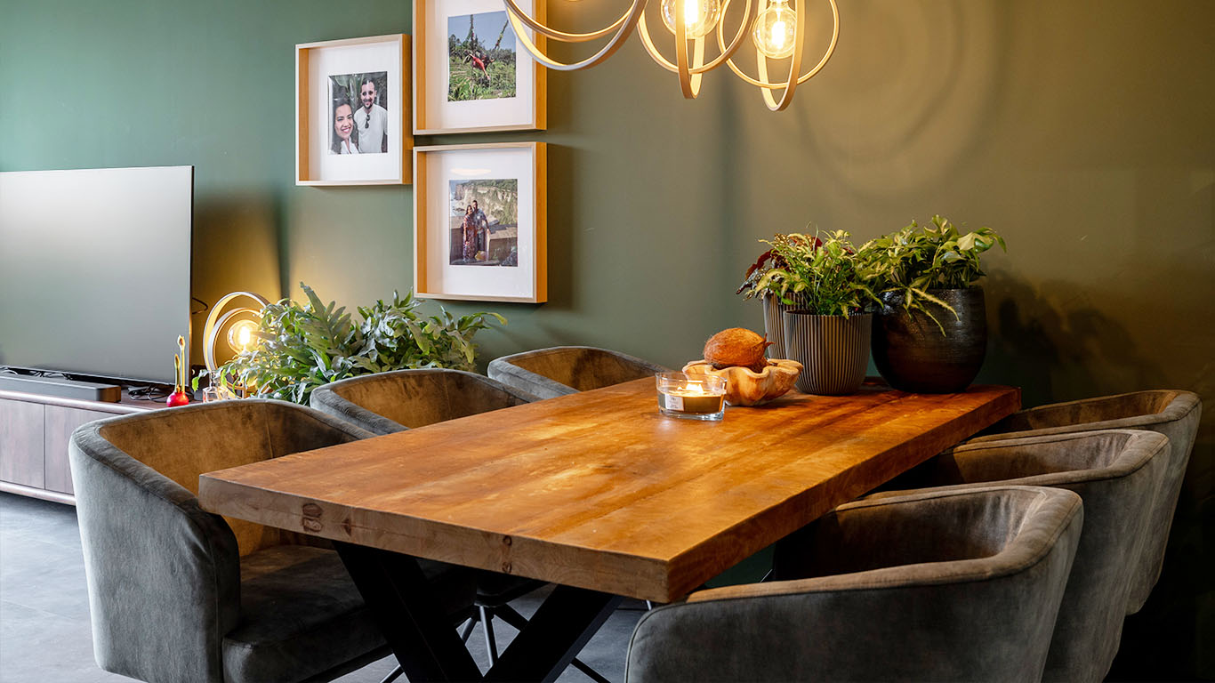 GTV AFL 28 UrbanSofa Maud eetkamerstoel spider swivel leg Vienna Petrol 2