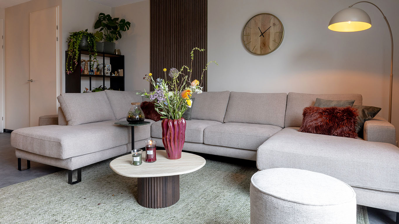 GTV AFL 28 UrbanSofa Milan hoekbank Ravello Sand 2