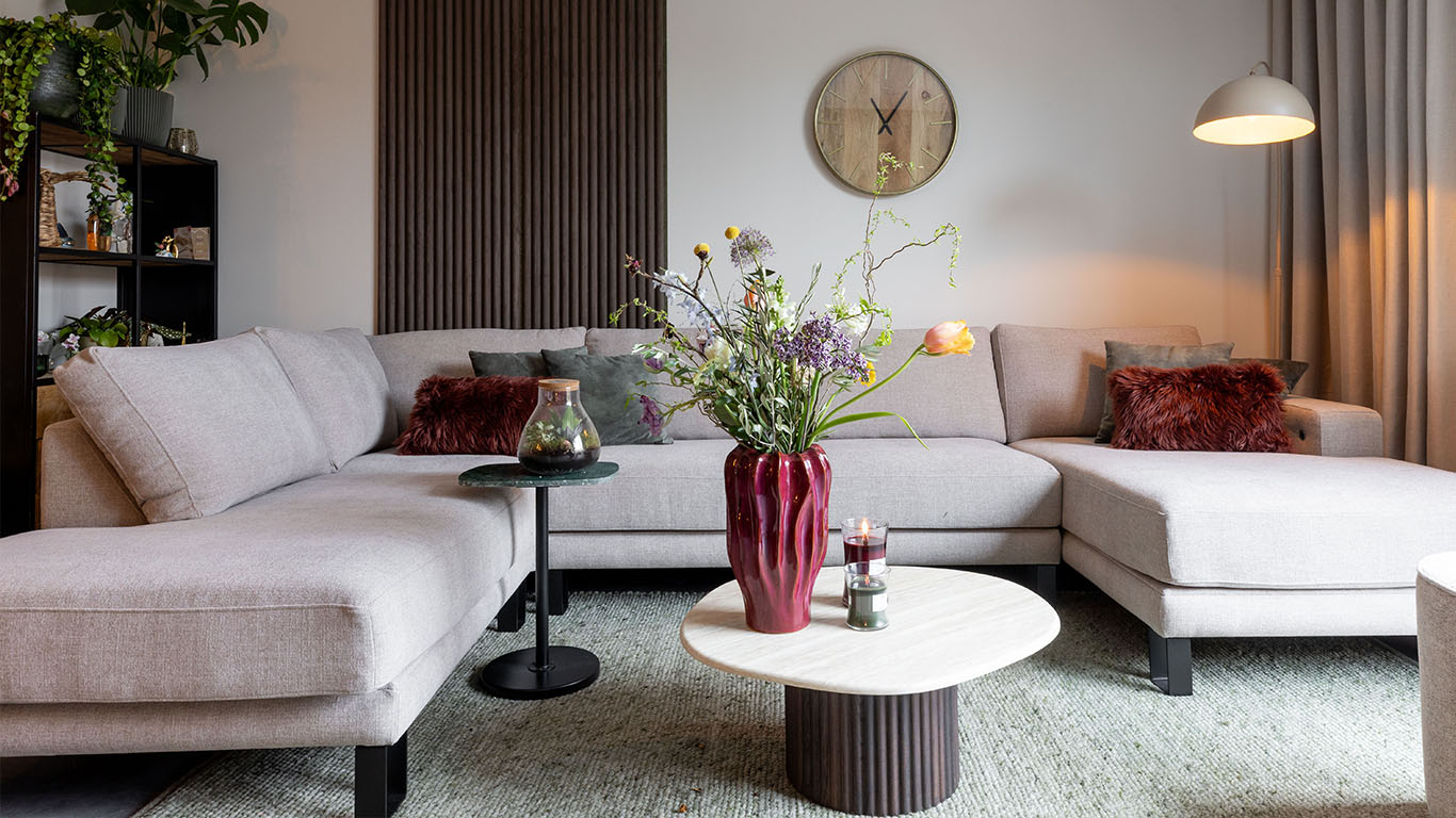 GTV AFL 28 UrbanSofa Milan hoekbank Ravello Sand