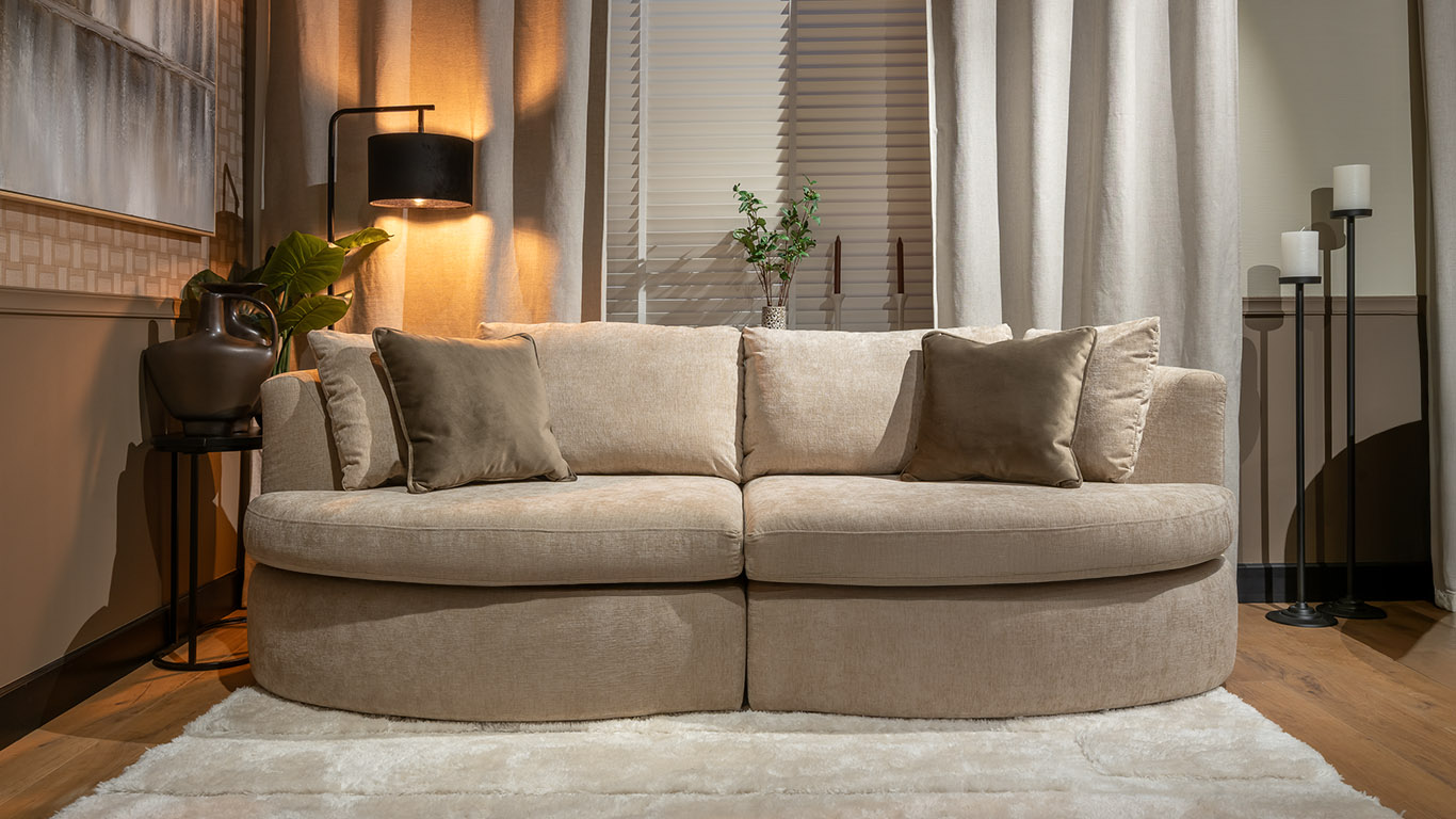 UrbanSofa Ella Sofa in Charmonix Sand 1