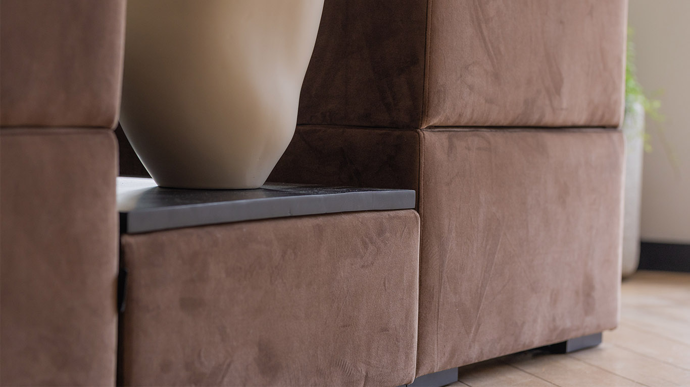 GTV AFL 33 UrbanSofa Boaz Hoekbank in Satin Espresso 5