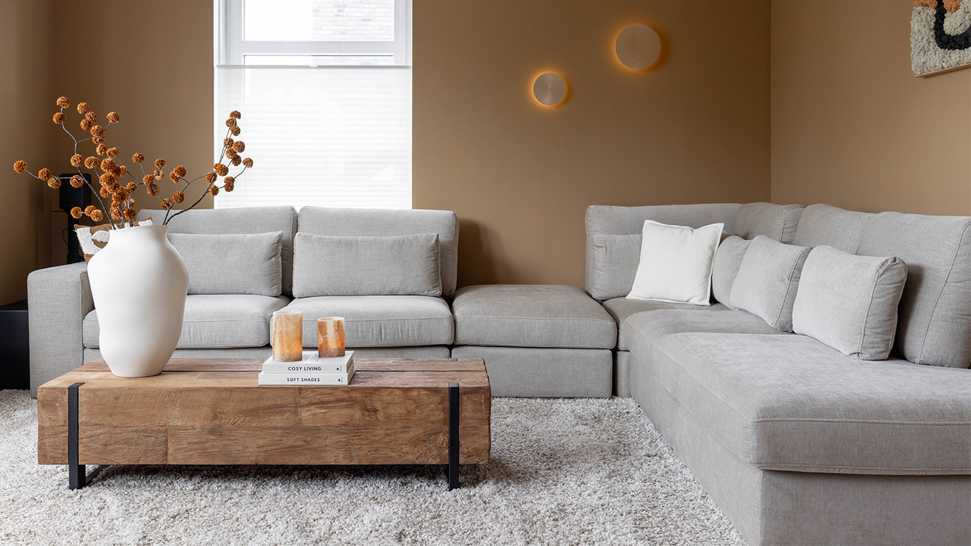 GTV AFL 34 UrbanSofa Lorenzo Hoekbank in Windsor Sand 5