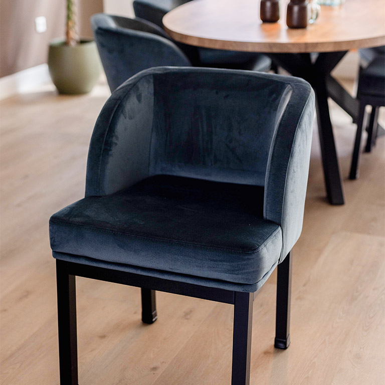 GTV AFL 39 UrbanSofa Senna eetkamerstoelen in Satin Teal 6