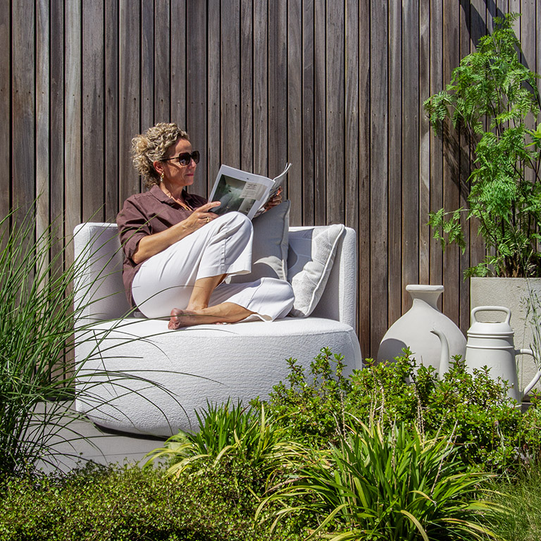 UrbanSofa Outdoor Ibiza Fauteuil in Flavour Jamine 15