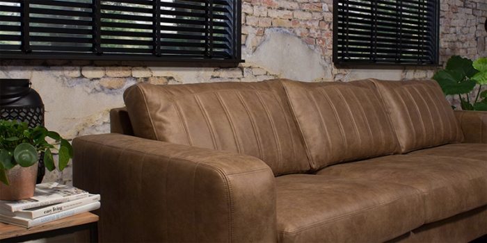 UrbanSofa-Ryan-Loungebank-Arizona-Leder-Pepper-Detail-Liggend